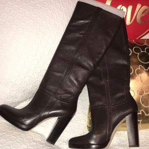 INC Leather Brown Boots